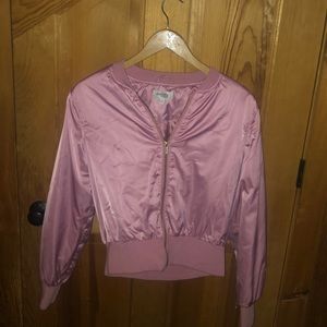 Charolette Russe Pink Bomber Jacket